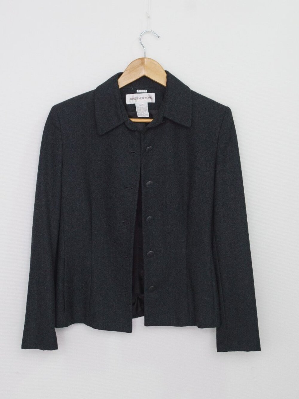Jones New York Vintage Black Wool Blazer